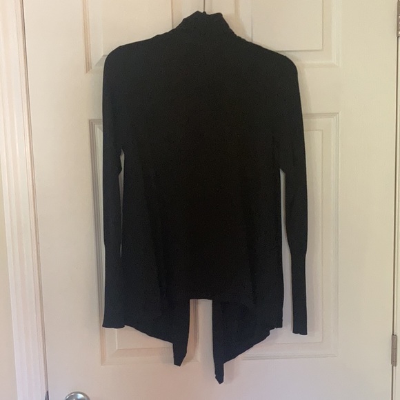 Simons Open-Front Cardigan (Black) - Picture 7 of 14